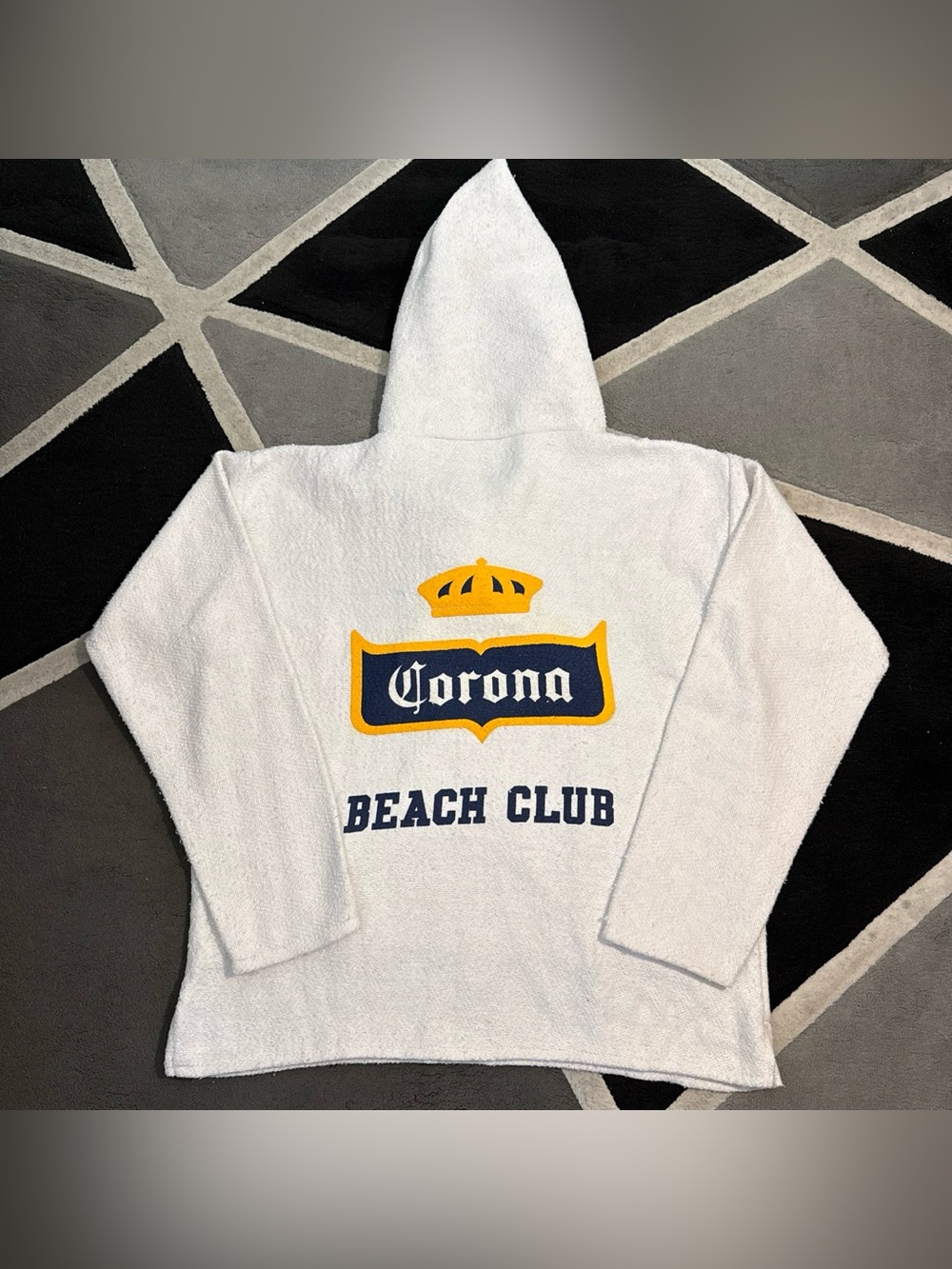 Corona Extra white beach club hoodie